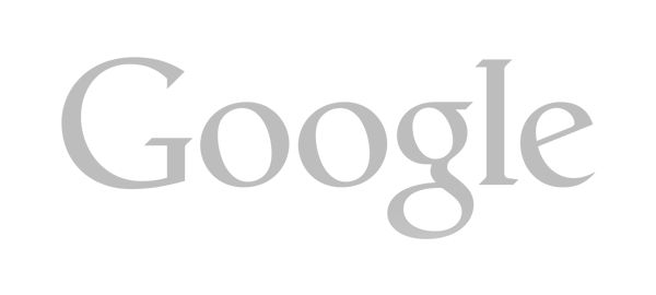 Google logo grå