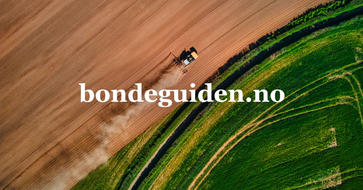 Bondeguiden – digital veiviser for landbruket